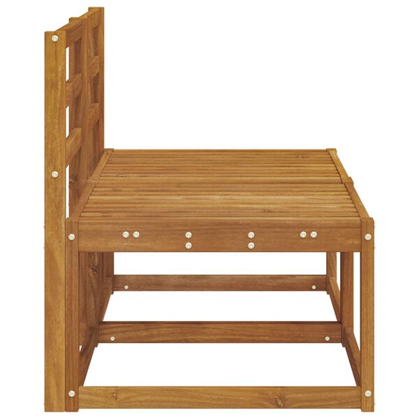 vidaXL 2 T&uuml;kk V&auml;ljas Keskmine Diivan Tugev akatsiapuu Neutraalne