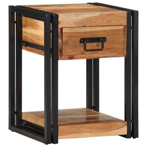 vidaXL &Ouml;&ouml;lambi kapp 2 pcs Pruun 40 x 35 x 50 cm Tugev akatsiapuu
