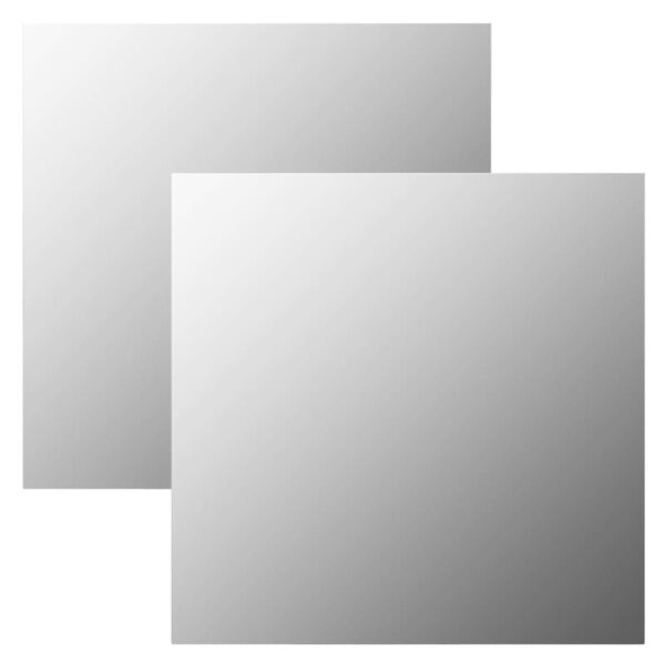 vidaXL seinapeeglid 2 tk, 60 x 60 cm, kandiline, klaasist