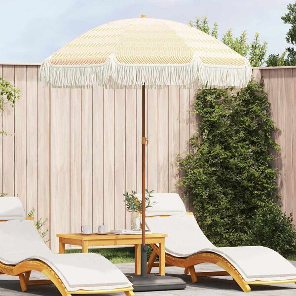 vidaXL Rand p&auml;ikevarju Kollane ja Valge 160 x 160 x 196 cm