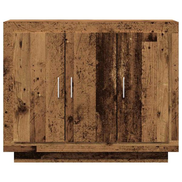 vidaXL puhvetkapp Old Wood 92x35x75 cm Engineered Wood