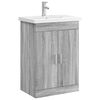 vidaXL Vannitoa m&ouml;&ouml;bleset Hall Sonoma 61 x 40 x 84,5 cm Tehispuit