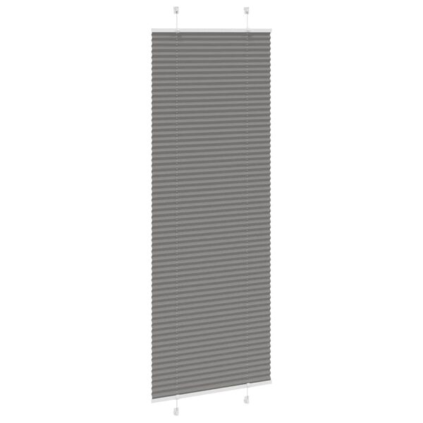 vidaXL plisseeritud ruloo antratsiit 80x200 cm kanga laius 79,4 cm