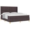 vidaXL Karbi vedrumadrats madratsiga Tume pruun 180 x 200 cm kangas