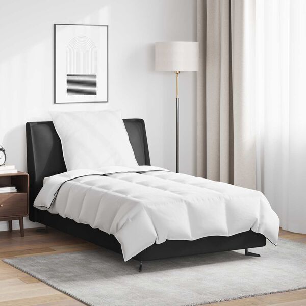 vidaXL Talve tek padjaga 2 pcs Valge Down Feather