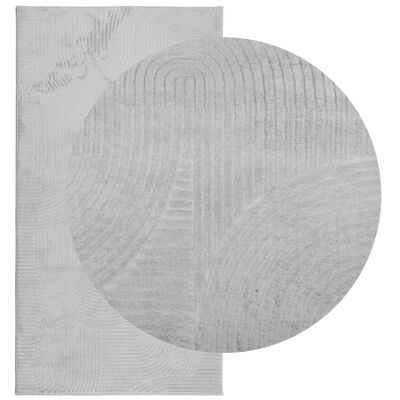 vidaXL vaip "IZA", lühikese narmaga, Skandinaavialik, hall, 80x150 cm