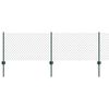 vidaXL Aed koos postiga Roheline 0,6 x 25 m Terased ja PVC