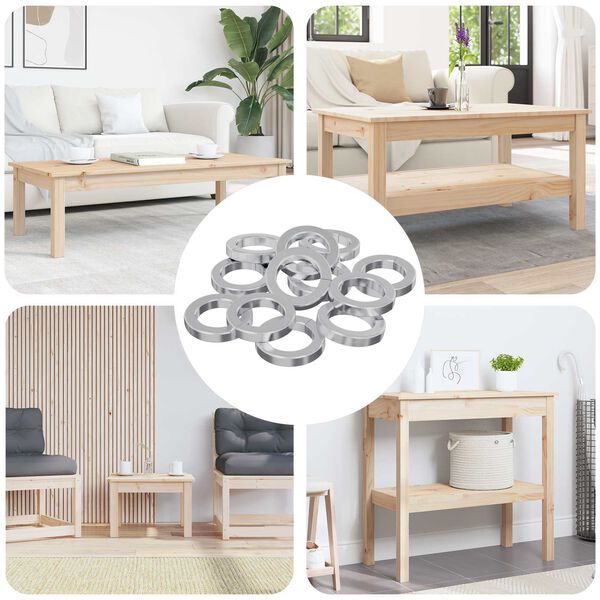 vidaXL Keenpaneel 15929 pcs Valge Raud