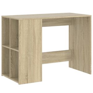 vidaXL kirjutuslaud, Sonoma tamm, 102x50x75 cm, tehispuit