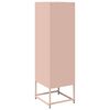 vidaXL Highboard Pink 36x39x123 cm K&uuml;lmvaltsitud teras
