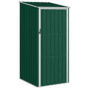 vidaXL aiakuur, roheline, 87 x 98 x 159 cm, tsingitud teras