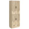vidaXL Kapi Komplekt 2 pcs Sonoma tamm Tehispuit