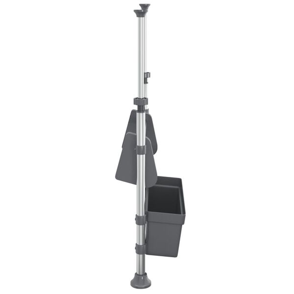 vidaXL reguleeritav köögikorraldaja, alumiinium