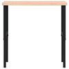 vidaXL töölaud, 100 x 60 x (73-99,5) cm, pöök, ristkülikukujuline
