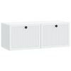vidaXL Rippuv TV kapp Valge 78,5 x 31 x 30 cm Tehispuit