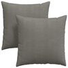 vidaXL Diivanipadjad 2 pcs Helehall 80 x 80 cm Korter kangas