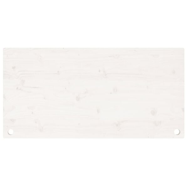 vidaXL kirjutuslaua plaat, valge, 110 x 60 x 2,5 cm, m&auml;nnipuit