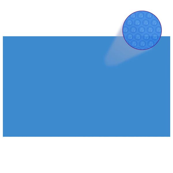 vidaXL kandilise basseini kate, 500 x 300 cm, PE, sinine