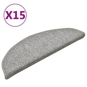 vidaXL trepimatid 15 tk 56 x 17 x 3 cm helehall poolringikujuline