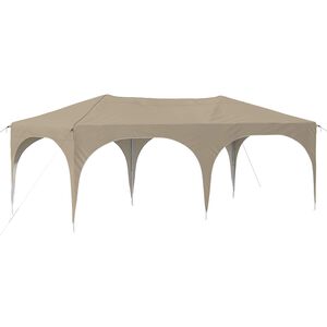 vidaXL &Uuml;hepuuline peotelk 575 x 288 x 245 cm Kreemjas Oxfordi kangas