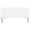 vidaXL kohvilaud, valge, 60 x 60 x 30 cm, tehispuit