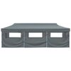 vidaXL kokkupandav pop-up peotelk 8 külgseinaga 870x291x315 cm antratsiithall