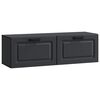 vidaXL Rippuv TV kapp Must 98 x 31 x 30 cm Tehispuit