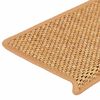 vidaXL isekleepuv trepivaip, 30 tk, 65x21x4 cm, sisal