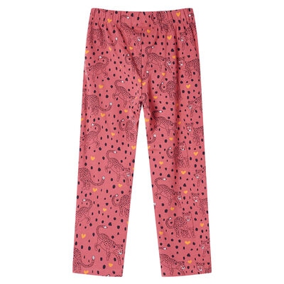 Laste pidžaama, pikkade varrukatega, vanaroosa, 128