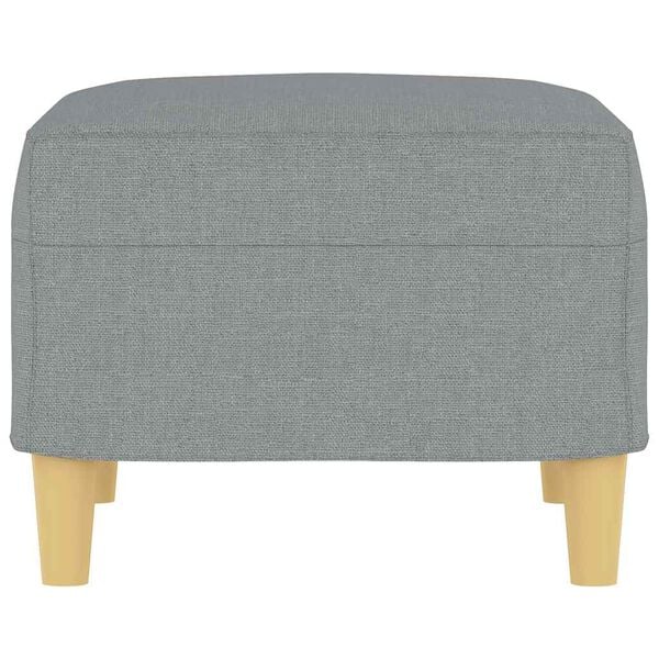 vidaXL jalapink, helehall, 60 x 50 x 41 cm, kangas