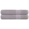 vidaXL r&auml;tikud FROGN 2 tk, hall 100x200 cm, 360 g/m&sup2;