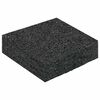 vidaXL Kummi graanulite terrassipadja Must 9 x 9 x 2 cm Kumm