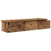 vidaXL Seinakapp Vana puit 88x26x18,5 cm Engineered Wood