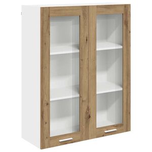 vidaXL Seinakapp ladustamisega K&auml;sit&ouml;&ouml;puu 80 x 31 x 100 cm Tehispuit