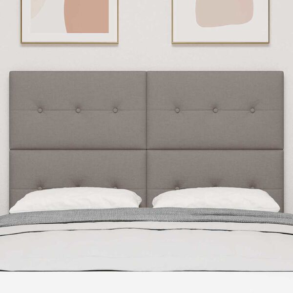 vidaXL K&otilde;rguse reguleeritav voodipea peaga Pruunikashall 160 cm kangas