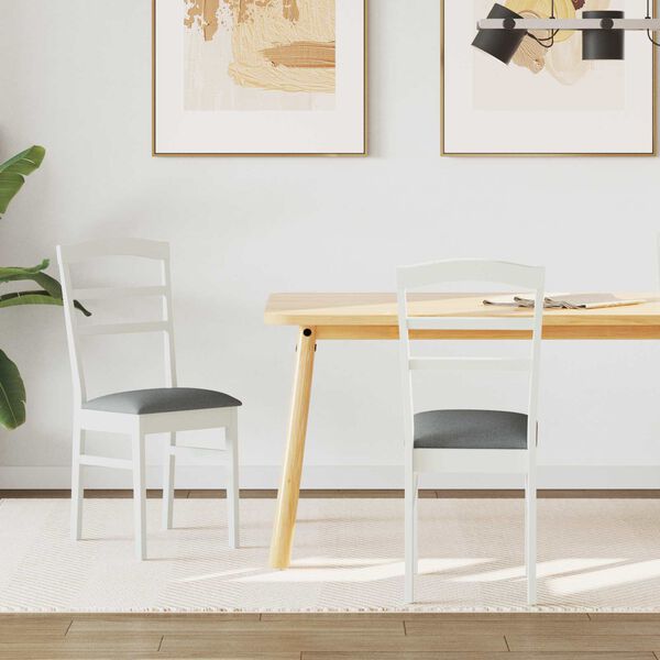 vidaXL S&ouml;&ouml;gitool 2 pcs Valge ja hall Paks Kautsukipuit