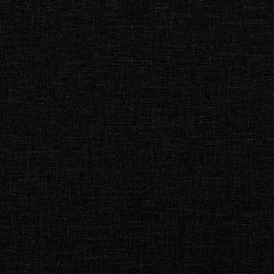vidaXL 3-osaline diivanikomplekt patjadega, must, kangas