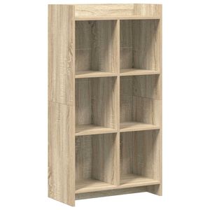 vidaXL Raamatukapp Sonoma tamm 59 x 30 x 111 cm Tehispuit