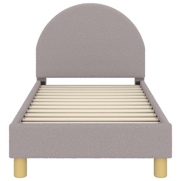 vidaXL Kuni 3-aastase voodi raam koos peatoega Helehall 70 x 140 cm