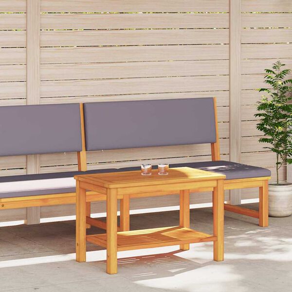 vidaXL Kohvilaud Pruun 70 x 40 x 45 cm tugev akaatsiapuit