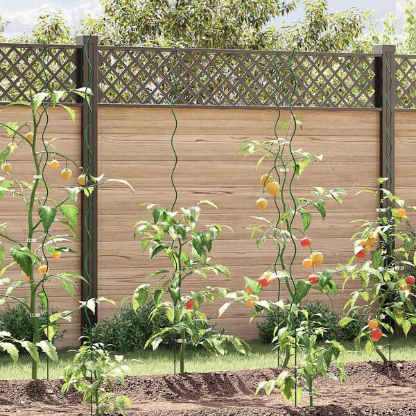 vidaXL Taimede toeta 50 pcs Roheline 110 x 0.6 x 0.6 cm Teras