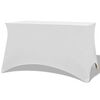 vidaXLi venivad lauakatted 2 tk 243 x 76 x 74 cm valge