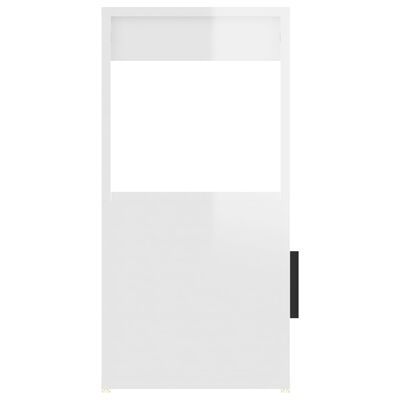 vidaXL puhvetkapp, kõrgläikega valge, 80 x 30 x 60 cm, tehispuit
