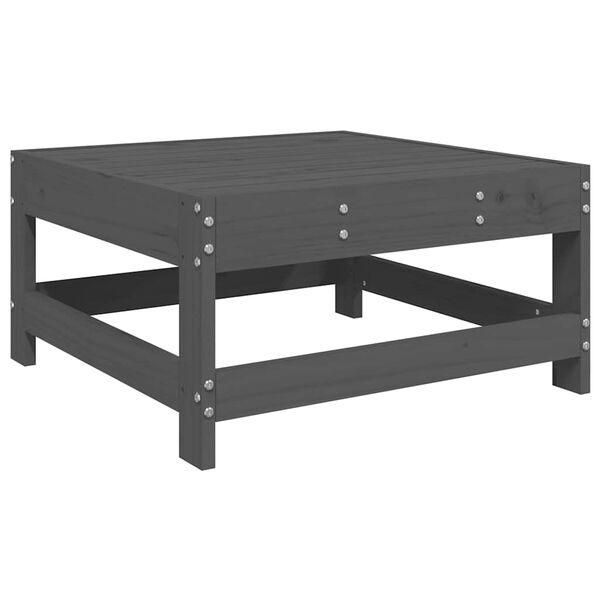 vidaXL aia jalapink padjaga, hall, m&auml;nnipuit