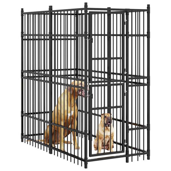 vidaXL koeraaedik, teras, 1,84 m&sup2;