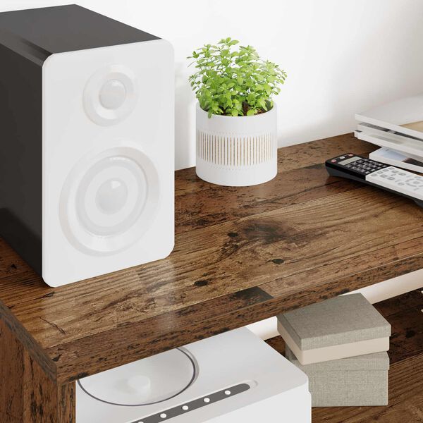 vidaXL Telerikapp Vana puit 100 x 30 x 40 cm Tehispuit