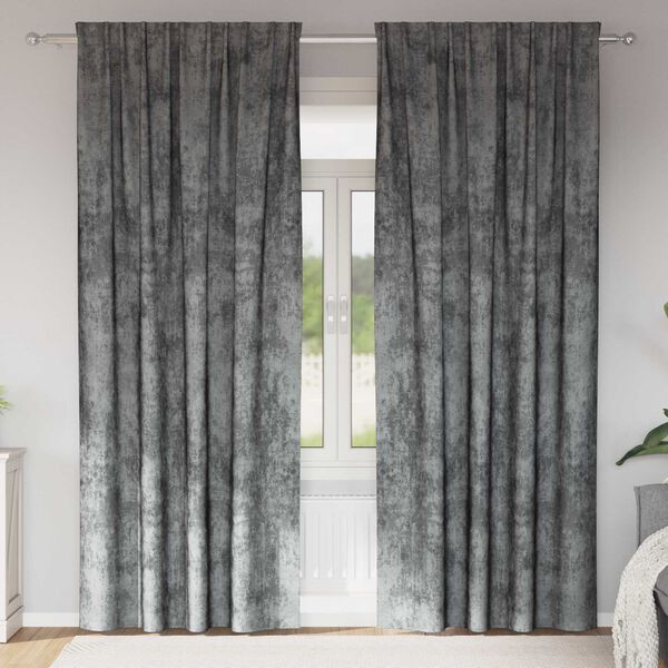 vidaXL Satiinist kardinad kardinatega 2 pcs Hall 225 x 140 cm Samet