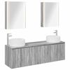 vidaXL Vannitoa kapikomplekt 5 pcs Hall Sonoma Tehispuit