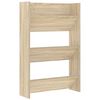 vidaXL seina kingakapp, Sonoma tamm, 60 x 18 x 90 cm, puitlaastplaat
