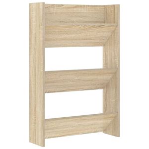 vidaXL seina kingakapp, Sonoma tamm, 60 x 18 x 90 cm, puitlaastplaat